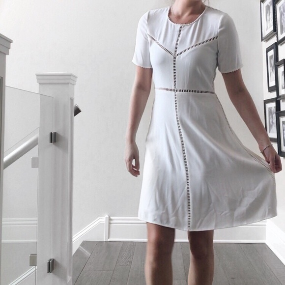 The Kooples Dresses & Skirts - NWT The Kooples Short Sleeve White Midi Dress